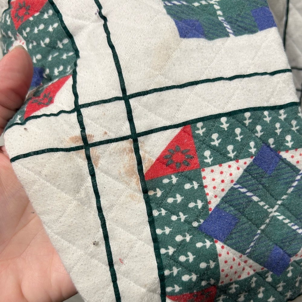 Granny Sweatshirt Vintage Patchwork Patterned Qui… - image 5